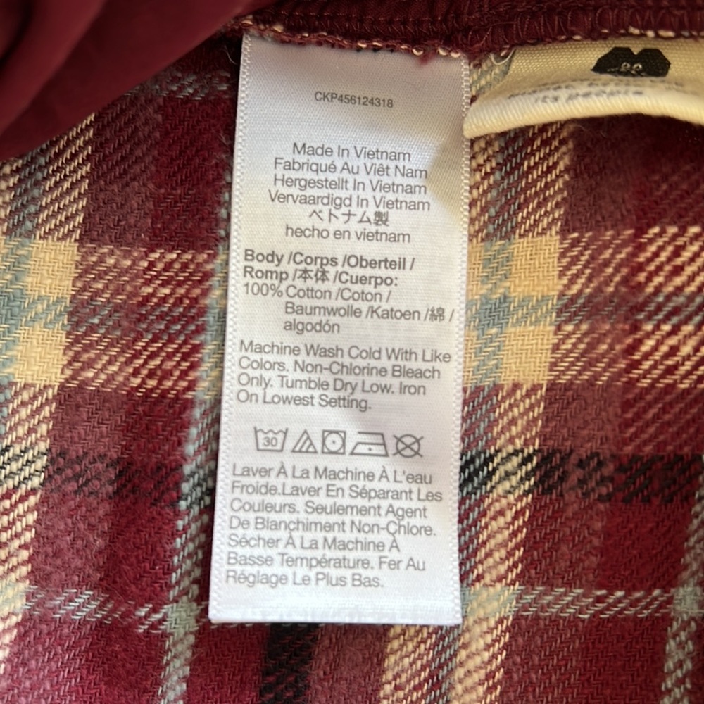 Madewell Flannel Oversized Ex-Boyfriend Shirt in Carl Plaid. - Picture 7 of 12